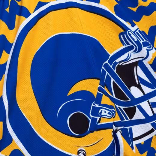 Los Angeles Rams Mitchell & Ness Jumbotron 2.0 NFL Shorts view 3