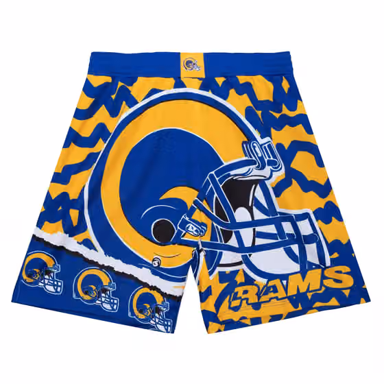 Los Angeles Rams Mitchell & Ness Jumbotron 2.0 NFL Shorts view 1