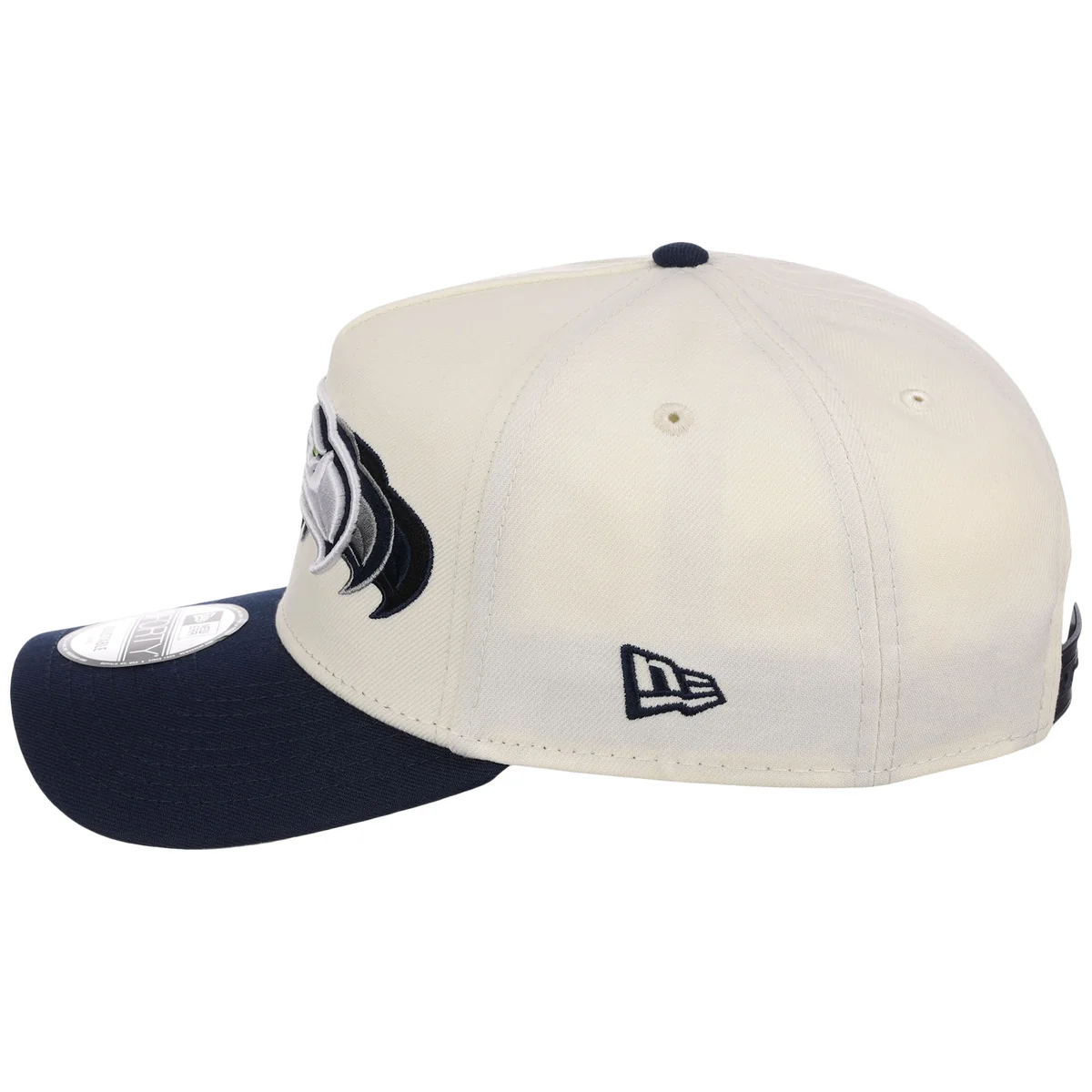 Seattle Seahawks NFL Seismic New Era 9FORTY A-Frame detail view