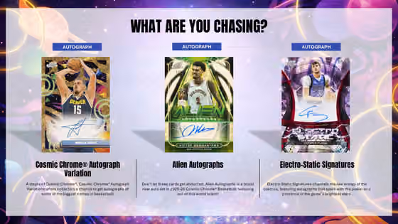 2025/26 Topps Cosmic Chrome NBA Basketball Hobby Box view 5