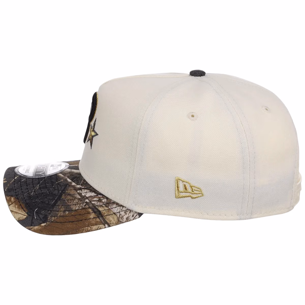 Philadelphia Phillies MLB Black Realtree Chrome New Era 9FORTY detail view
