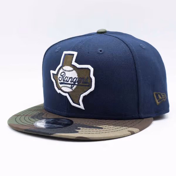 Texas Rangers Camouflage New Era 9FIFTY Snapback MLB Cap product photo