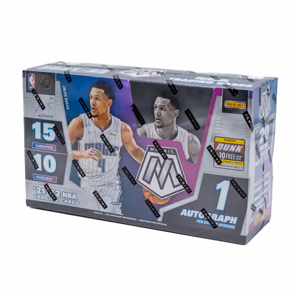 2021/22 Panini Mosaic Basketball NBA Hobby Box view 1