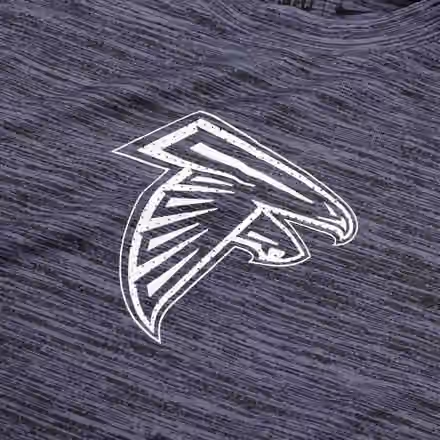 Atlanta Falcons 2025 NFL Sideline Nike Velocity Performance T-Shirt Gray view 4