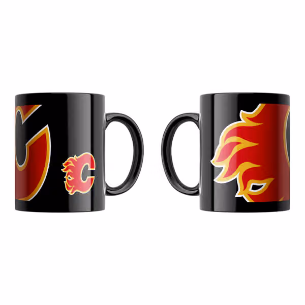 Calgary Flames Oversized Logo NHL Mug (330 ml) view 1