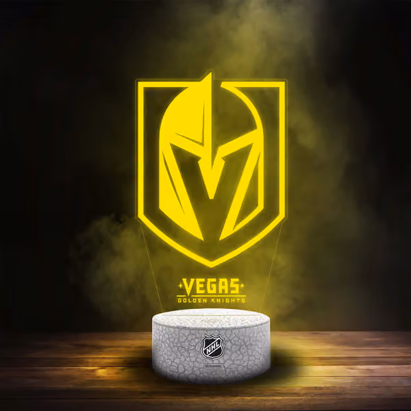 Vegas Golden Knights NHL Team Logo LED Sign view 1