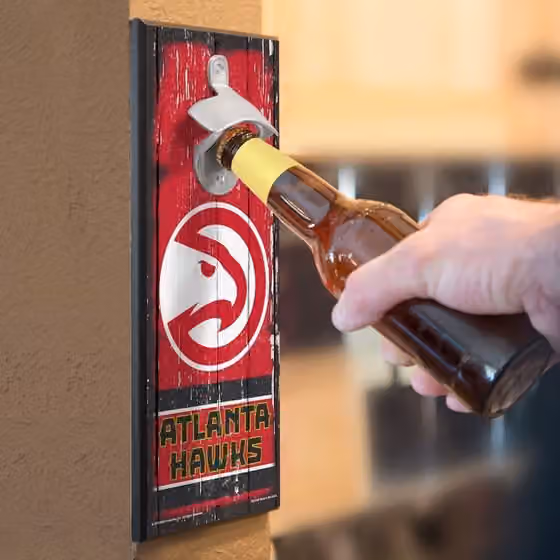 Houston Rockets NBA Bottle Opener Sign view 2