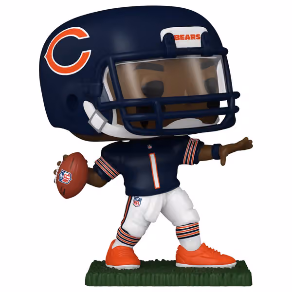 Funko POP! #237 Justin Fields Chicago Bears Vinyl NFL Figure view 3
