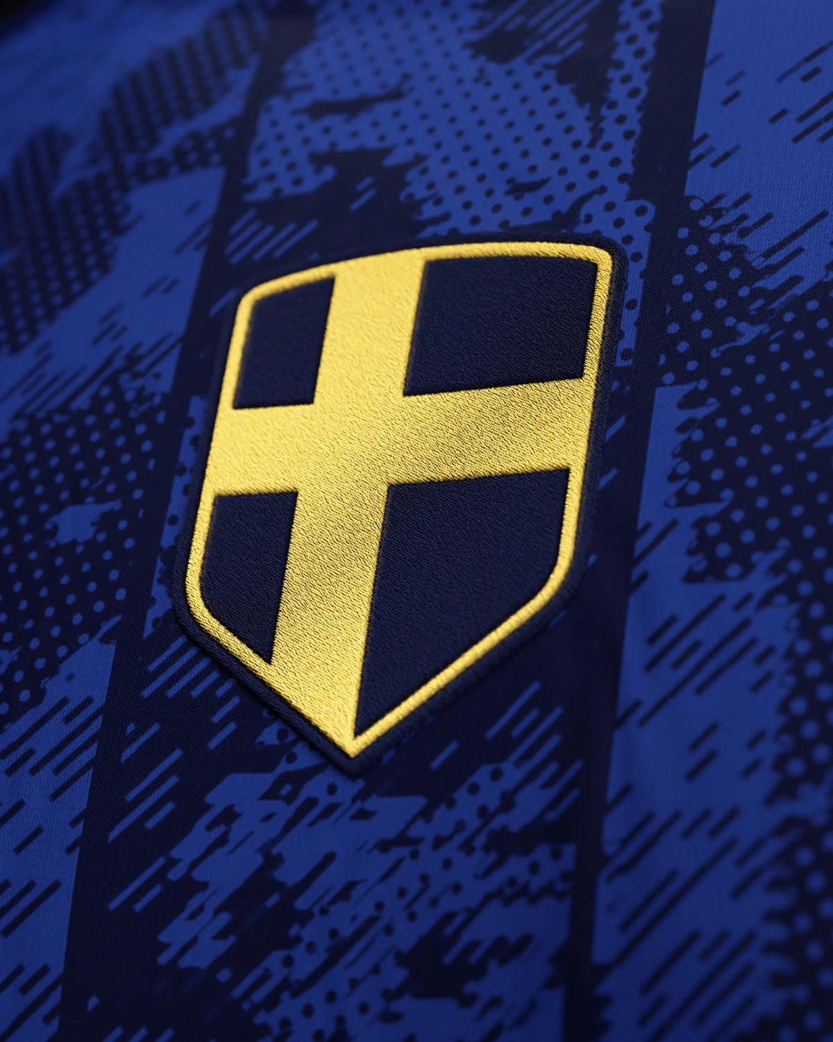 Jersevo Custom Personalized Sweden Heritage Jersey (2026WC Edition) crest detail