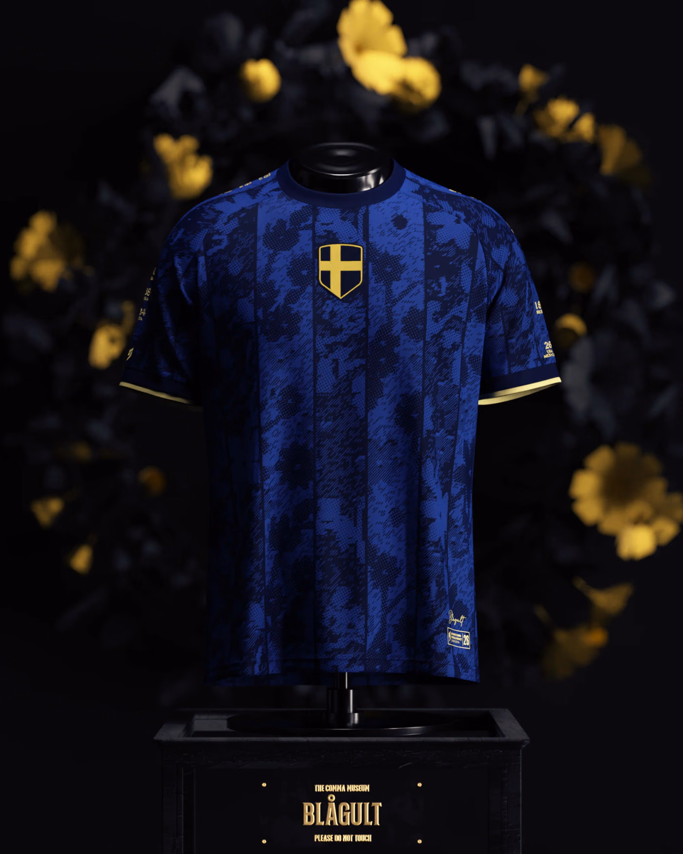 Jersevo Custom Personalized Sweden Heritage Jersey (2026WC Edition) front view