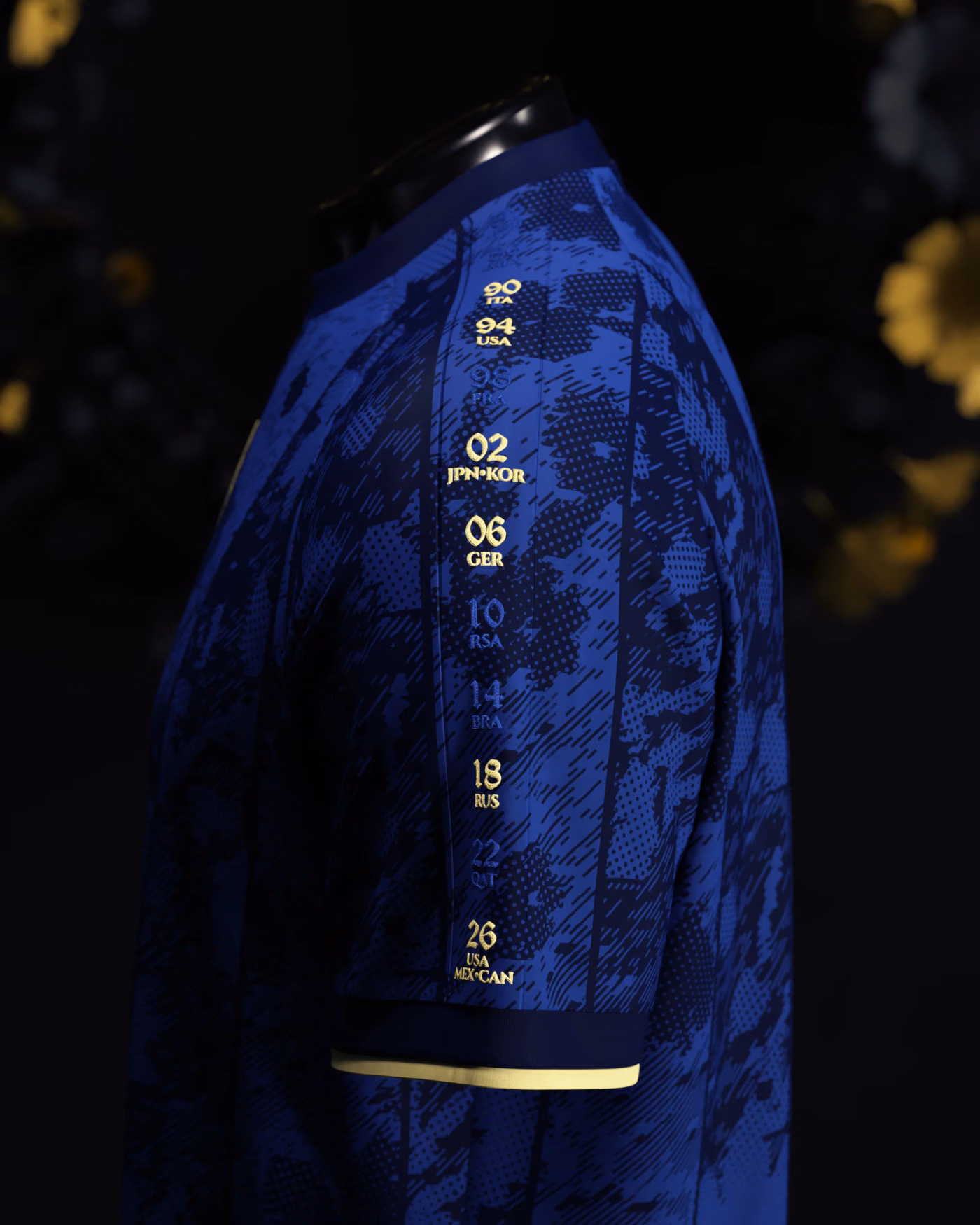 Jersevo Custom Personalized Sweden Heritage Jersey (2026WC Edition) left sleeve detail
