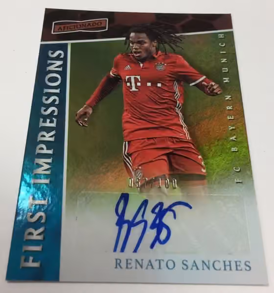 2016/17 Panini Aficionado Soccer (Fußball) Hobby Box view 4