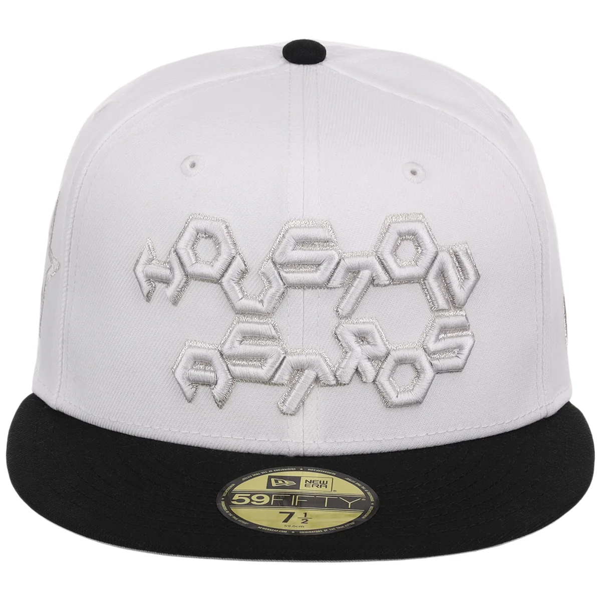 Houston Astros MLB Friday Flux New Era 59FIFTY - White/Black detail view
