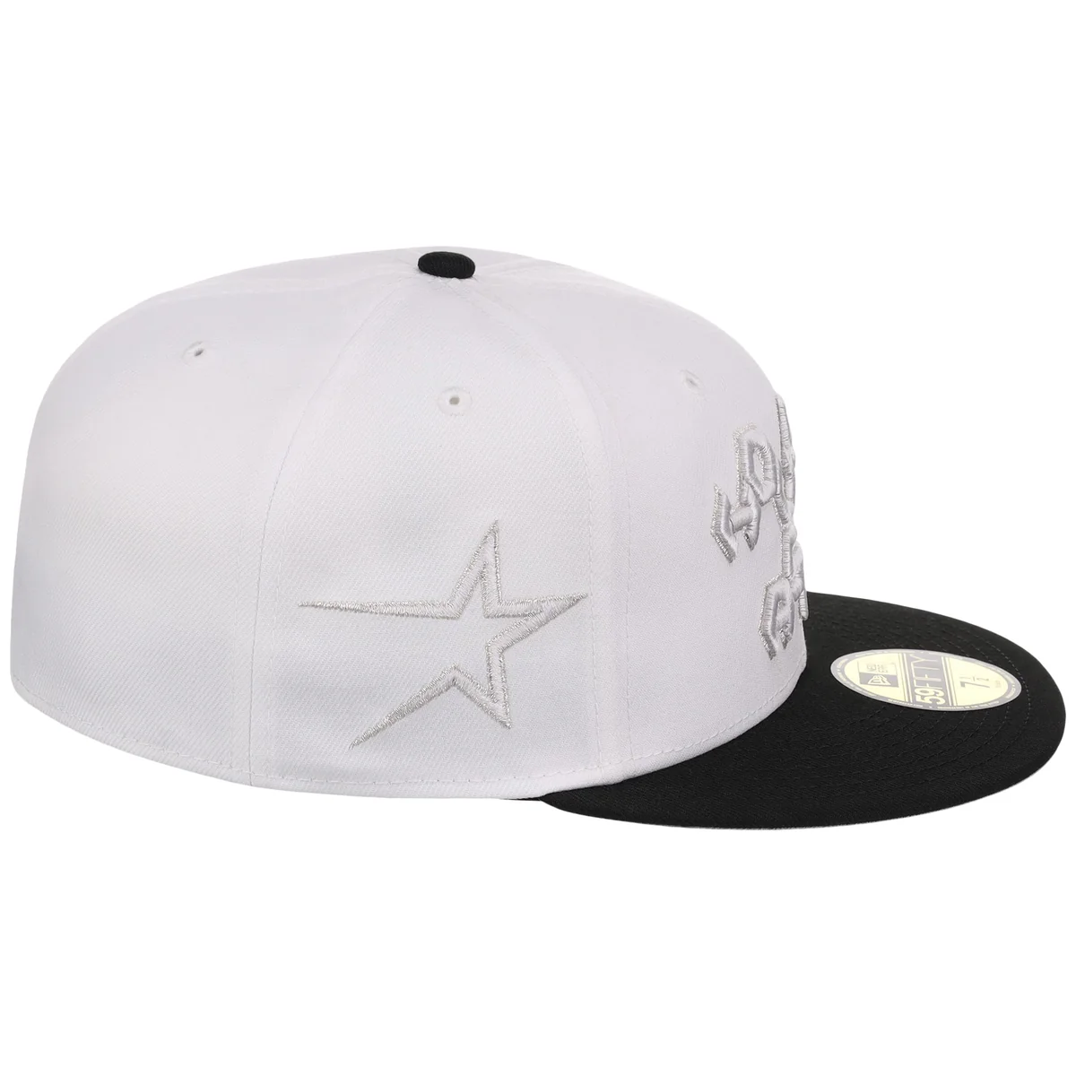 Houston Astros MLB Friday Flux New Era 59FIFTY - White/Black detail view