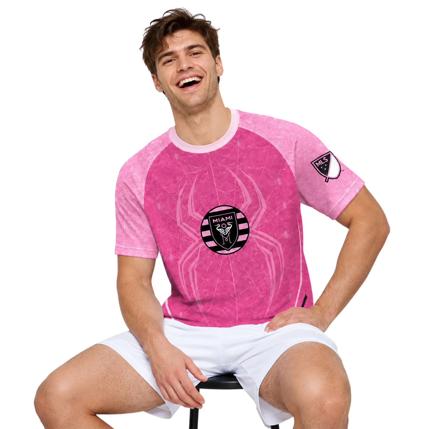 Inter Miami X Spiderman Soccer Jersey – Dazzling Custom Look