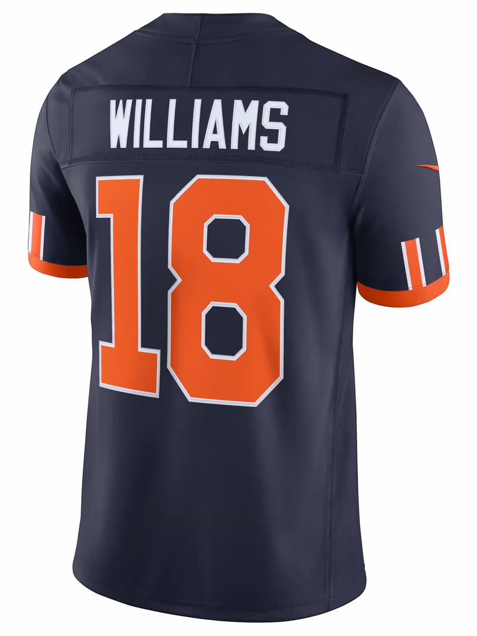 Caleb Williams #18 Chicago Bears 2026 Rivalries Stitched Limited NFL Jersey Navy view 3