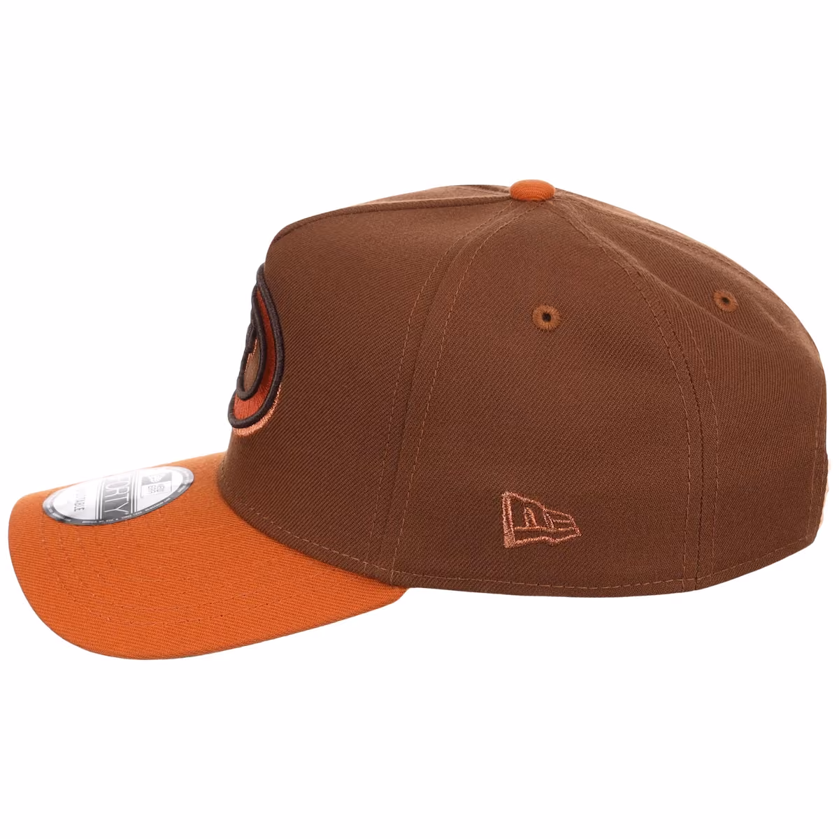 Arizona Diamondbacks MLB Copper Harvest New Era 9FORTY A-Frame detail view