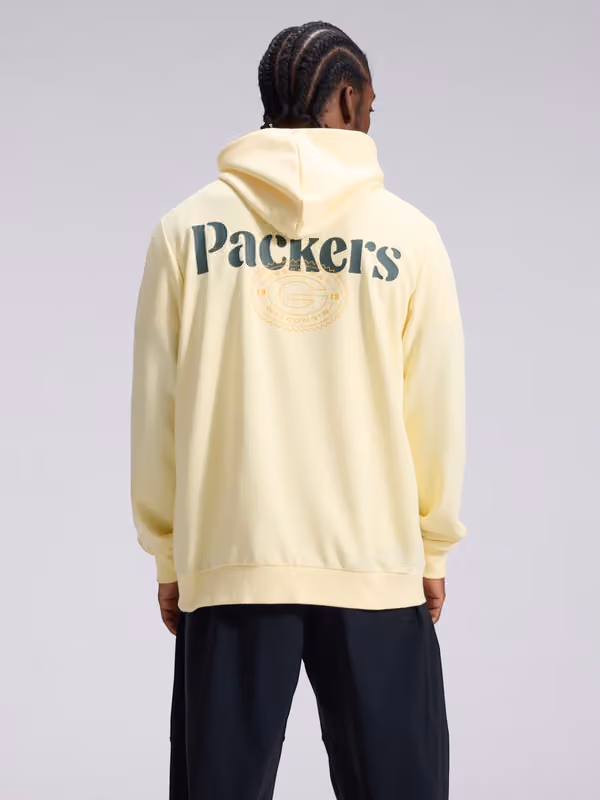 Green Bay Packers 2026 NFL Rivalries Sideline Standard Issue Hoodie Cream view 3