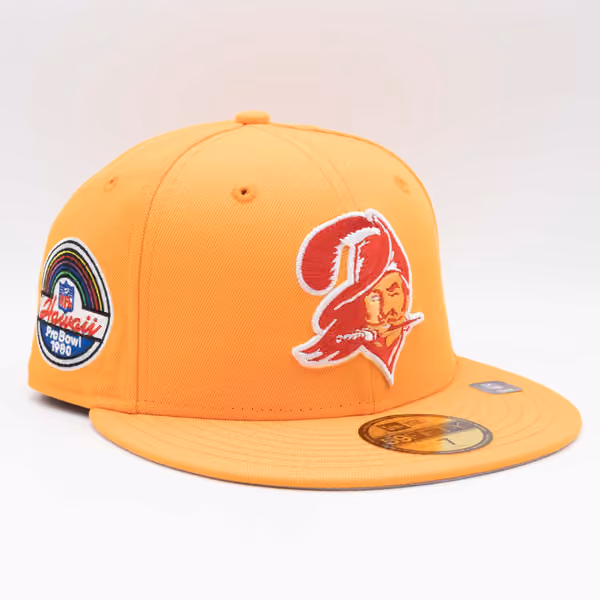 Tampa Bay Buccaneers 1980 Pro Bowl New Era 59FIFTY Fitted NFL Cap Orange product photo