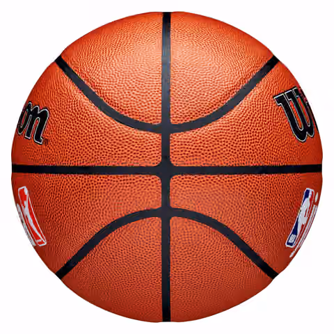 Wilson Jr. NBA Family Authentic Indoor/Outdoor Basketball (Size 6) view 5