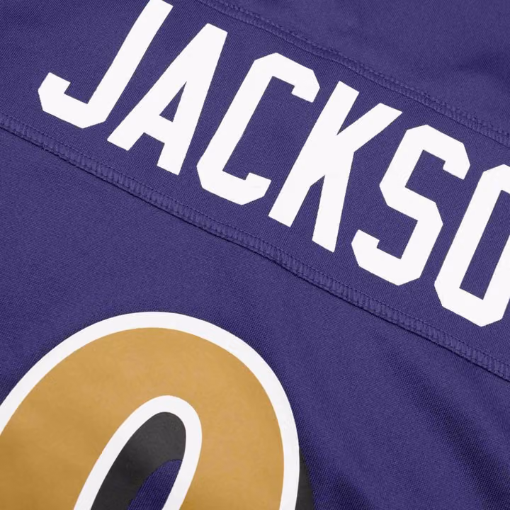 Lamar Jackson #8 Baltimore Ravens Nike Game NFL Jersey Alternate Purple view 4