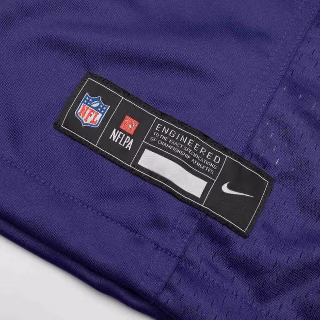 Lamar Jackson #8 Baltimore Ravens Nike Game NFL Jersey Alternate Purple view 6
