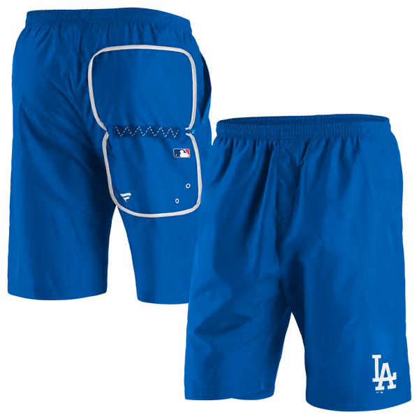 Los Angeles Dodgers Enhanced Sport Fanatics MLB Shorts Blue view 1