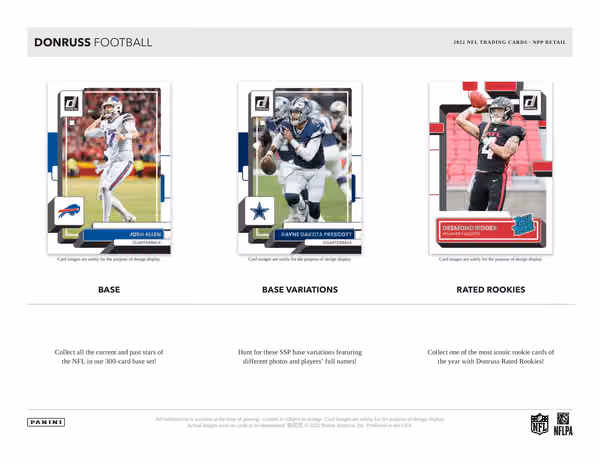 2022 Panini Donruss NFL Football Jumbo Value Fat-Pack Box view 5