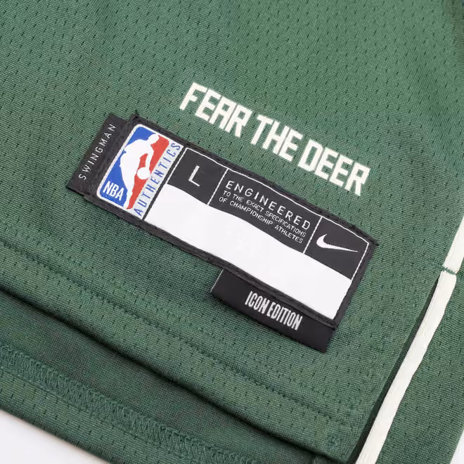 Giannis Antetokounmpo #34 Milwaukee Bucks Nike Swingman NBA Jersey Green (YOUTH) view 5