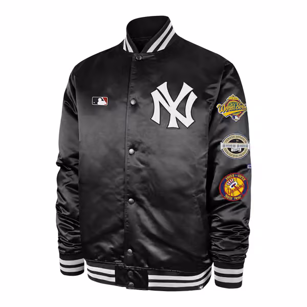 New York Yankees Cooperstown Patches '47 Kingsland MLB Jacket view 1