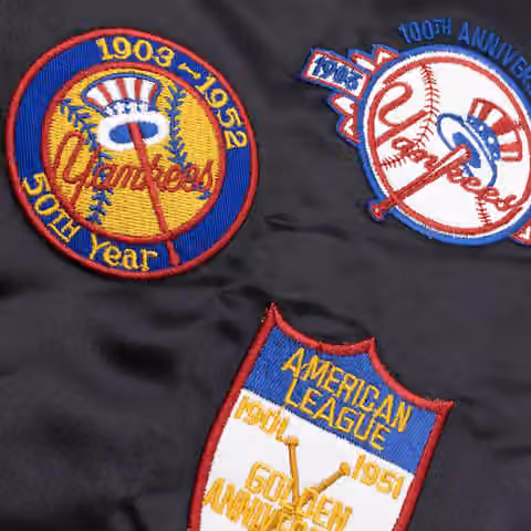 New York Yankees Cooperstown Patches '47 Kingsland MLB Jacket view 6