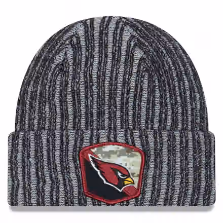 Arizona Cardinals 2023 NFL Salute to Service New Era Knit Hat product photo