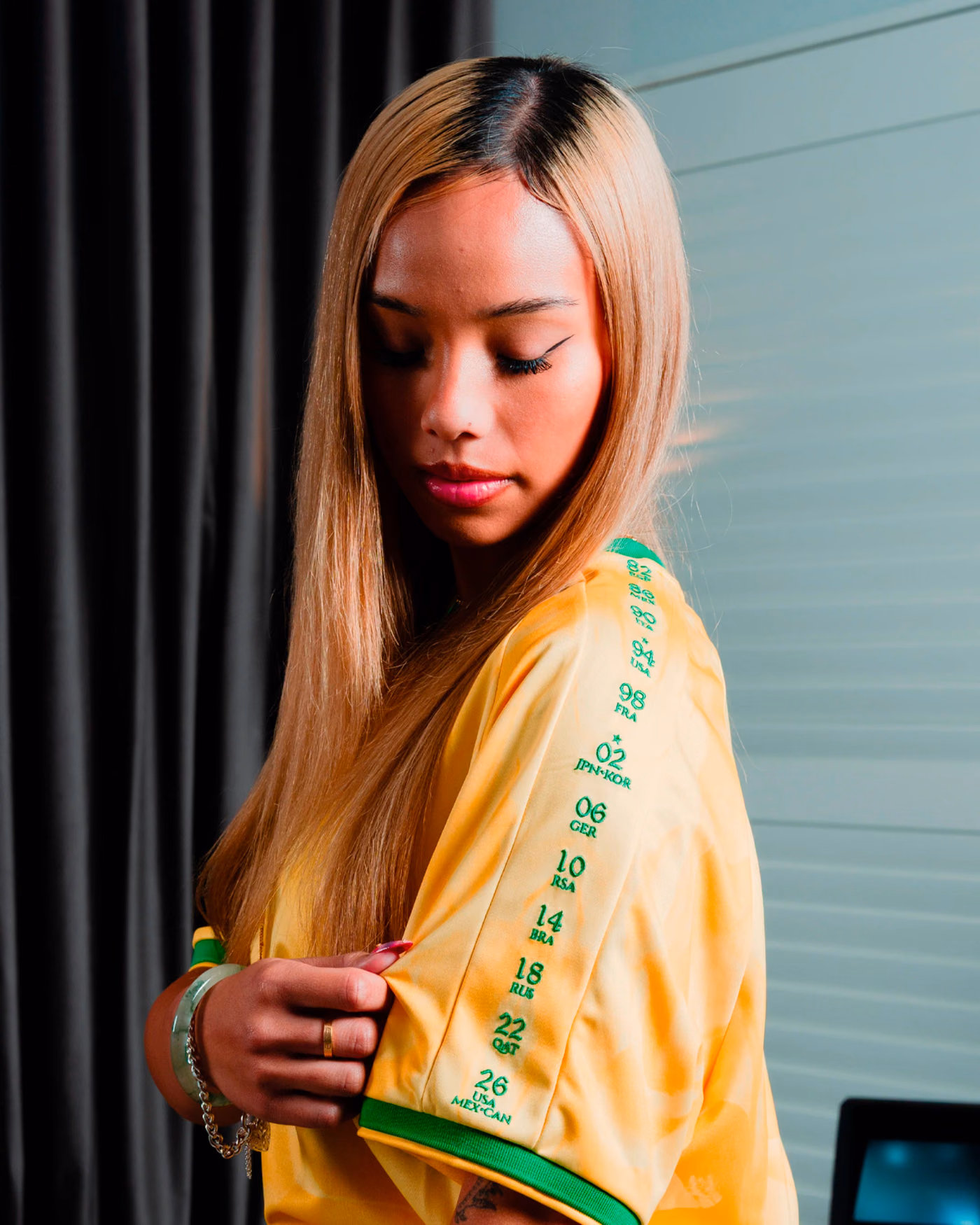 Jersevo Custom Personalized Brazil Heritage Jersey (2026WC Edition) back view