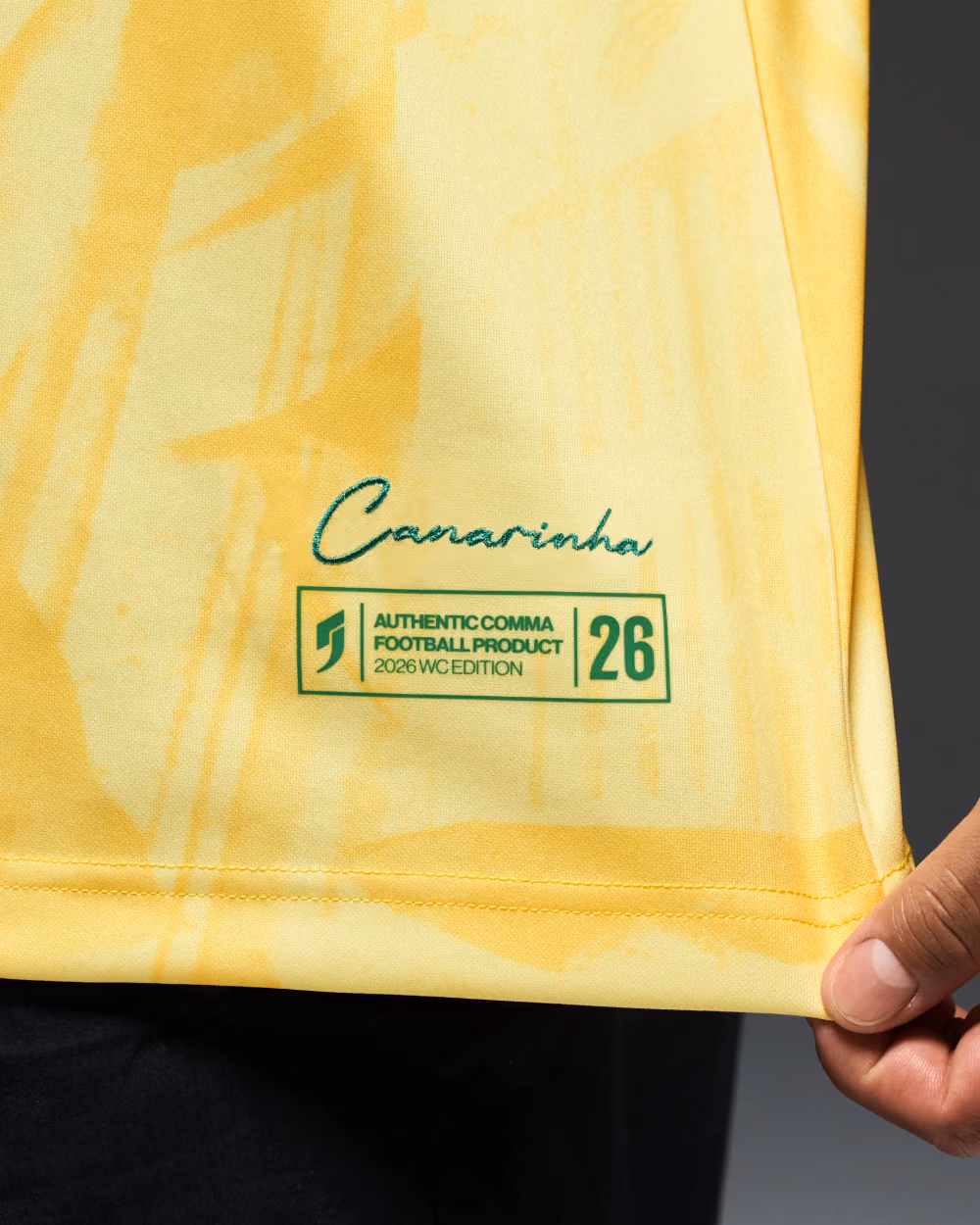 Jersevo Custom Personalized Brazil Heritage Jersey (2026WC Edition) detail view 7