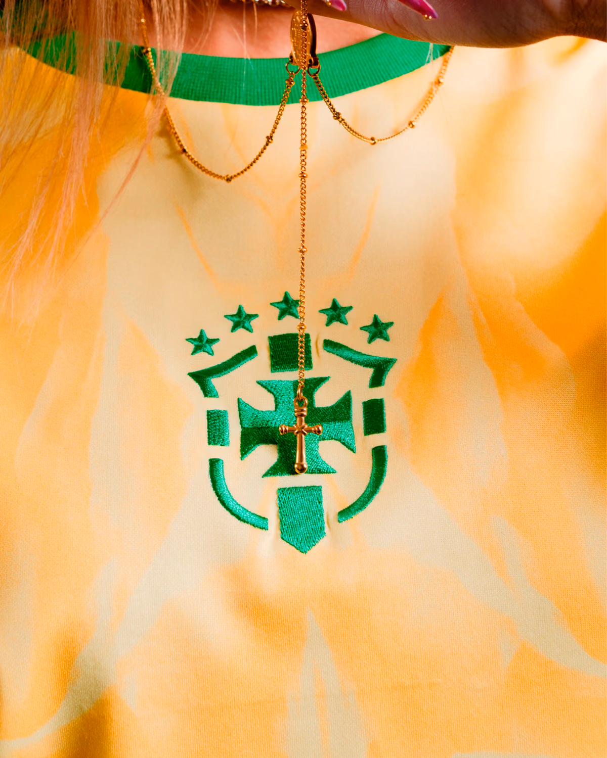 Jersevo Custom Personalized Brazil Heritage Jersey (2026WC Edition) detail view 6