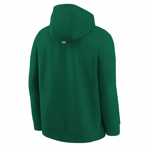 Boston Celtics NBA Logo Nike Club Hoodie Green (YOUTH) view 2