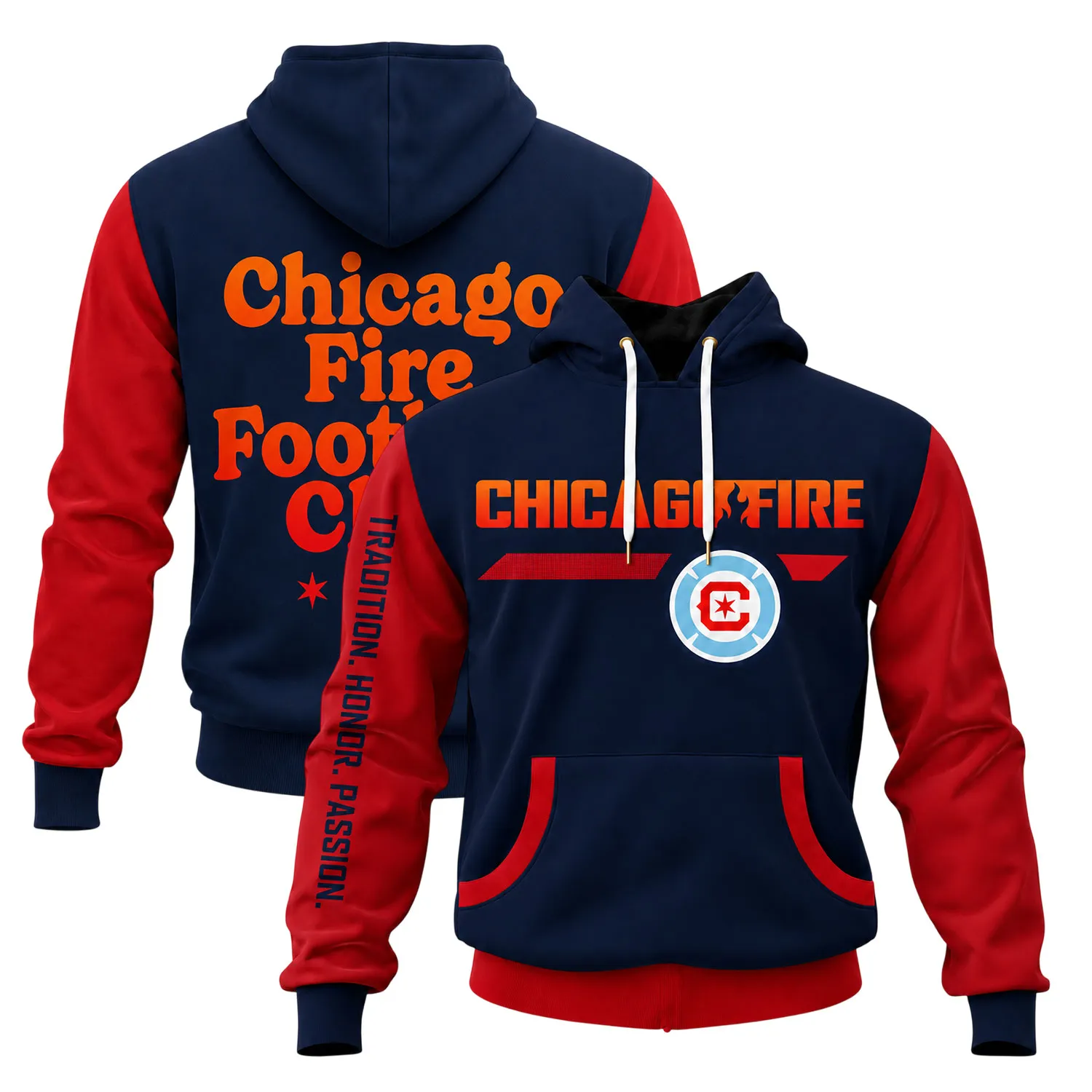 Chicago Fire Retro Hoodie Memorable Style Fan Gear