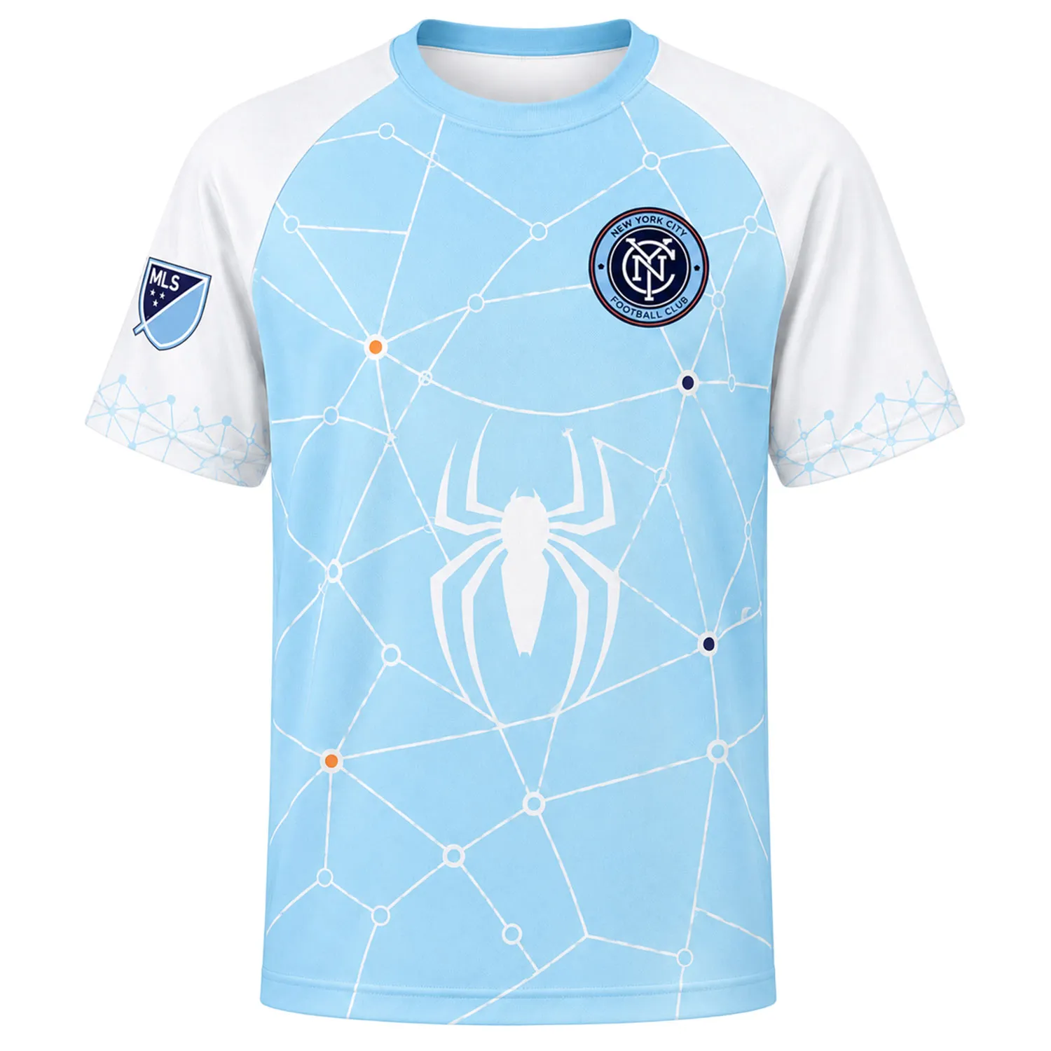 NYCFC Custom Spiderman Soccer Jersey– Bright Style