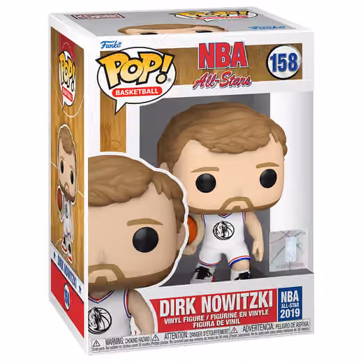Funko POP! #158 Dirk Nowitzki Dallas Mavericks 2019 NBA All-Star NBA Figure view 1
