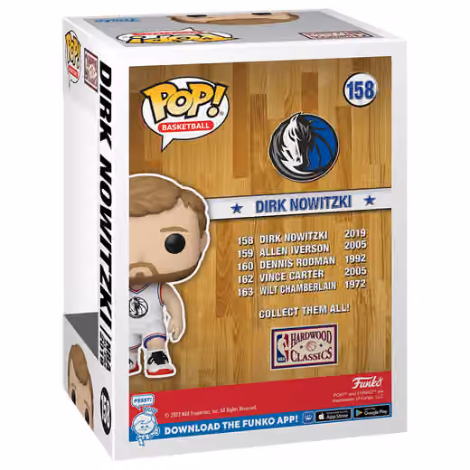 Funko POP! #158 Dirk Nowitzki Dallas Mavericks 2019 NBA All-Star NBA Figure view 2