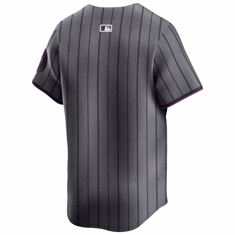 New York Mets Nike Limited City Connect MLB Jersey Dark Gray view 2