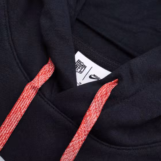 Atlanta Falcons 2024 NFL Sideline Nike Club Hoodie Black view 4
