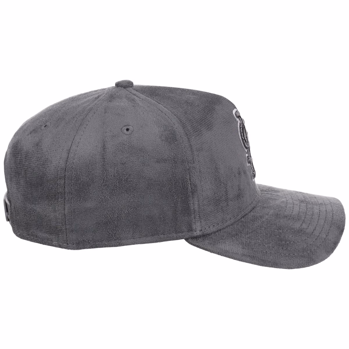St. Louis Cardinals MLB Gray x Suede FASHION CORE New Era 9FORTY A-Frame detail view
