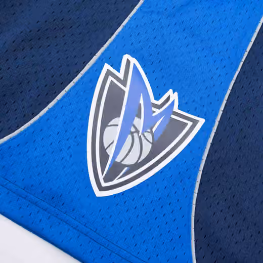 Dallas Mavericks 2011-12 Mitchell & Ness Swingman NBA Shorts Navy view 3