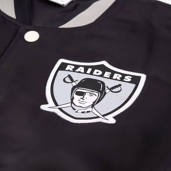 Las Vegas Raiders Rewind Legacy Bomber Jacket Black/Cream view 4