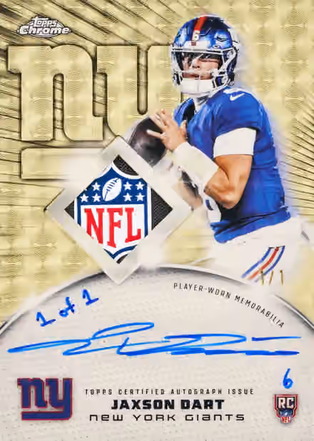 2025 Topps Chrome Football NFL Hobby Pack view 8