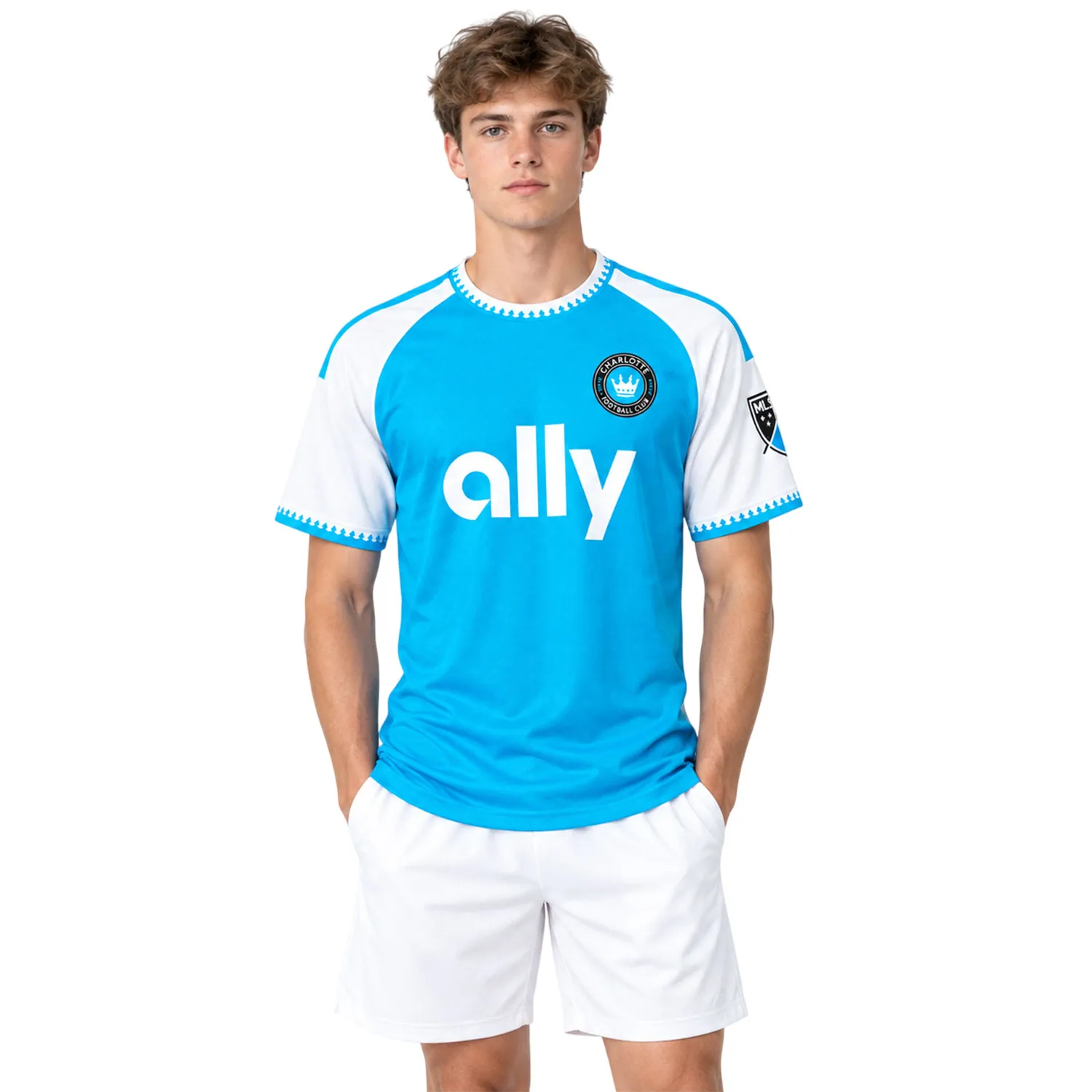 David Schnegg Blue Jersey Vibrant Custom Charlotte FC Player 2026