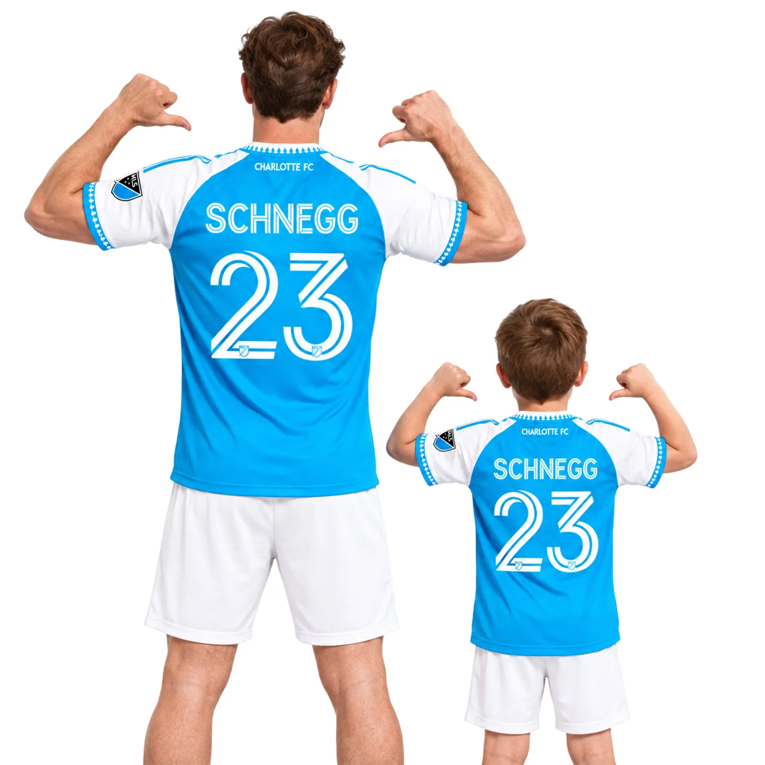 David Schnegg Blue Jersey Vibrant Custom Charlotte FC Player 2026