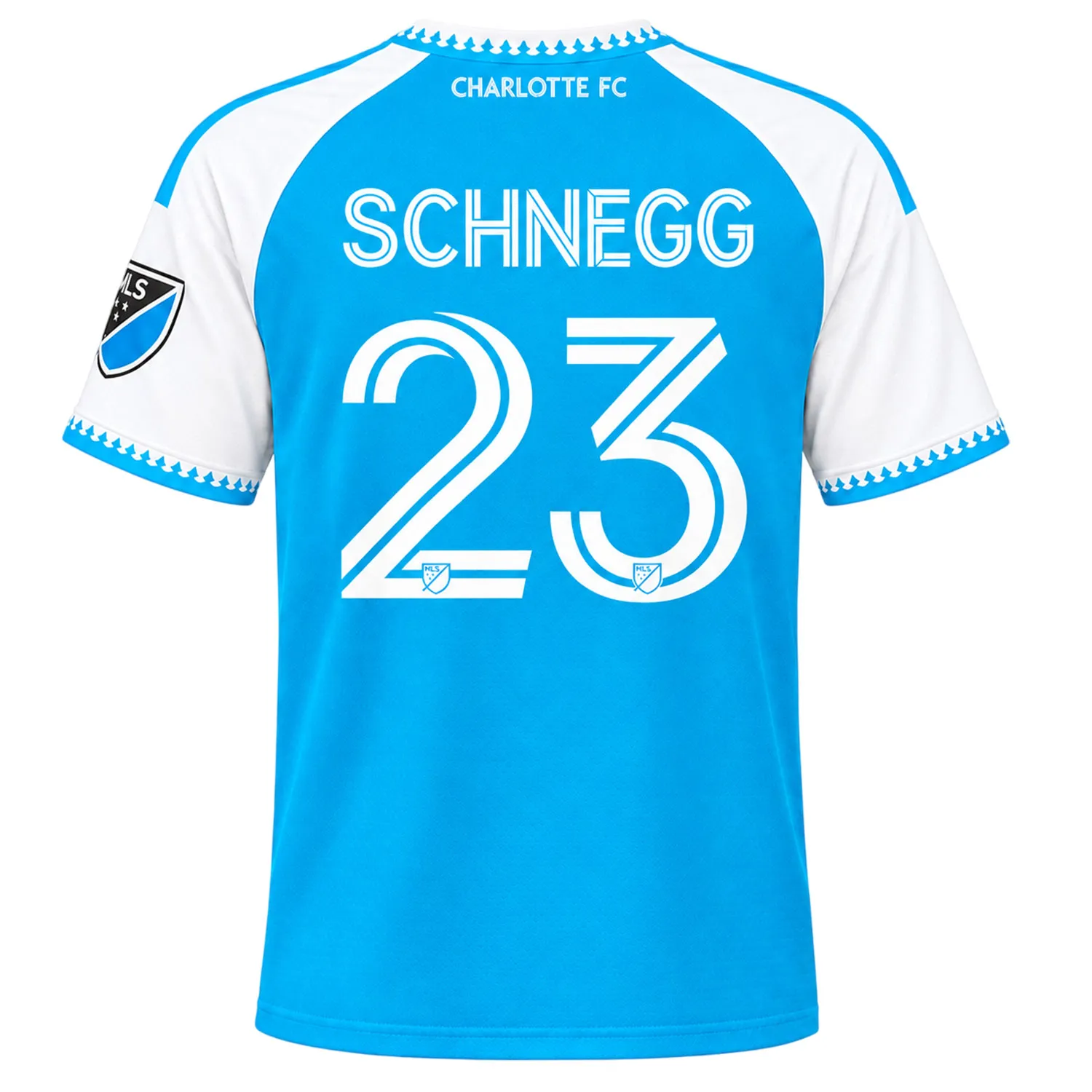 David Schnegg Blue Jersey Vibrant Custom Charlotte FC Player 2026