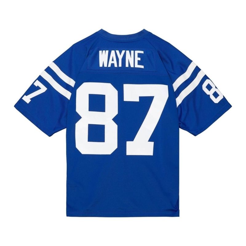 Reggie Wayne #87 Indianapolis Colts Legacy Throwback NFL Jersey Blue view 1